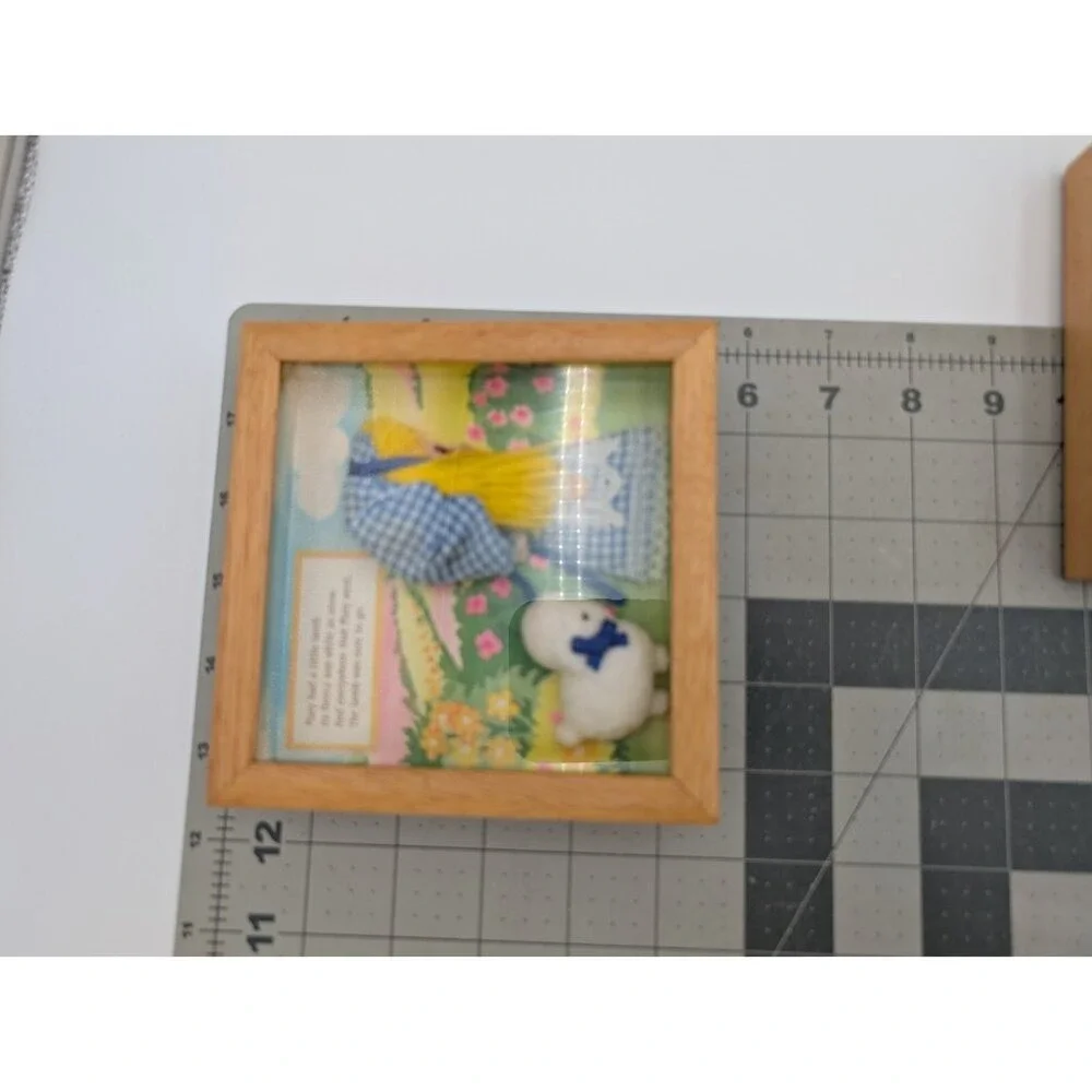 Mattel Emotions Once Upon A Time Shadowbox Photo Frame Nursery Rhymes Lot of 2‎